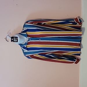 Ladies Multi Colored Striped Blouse